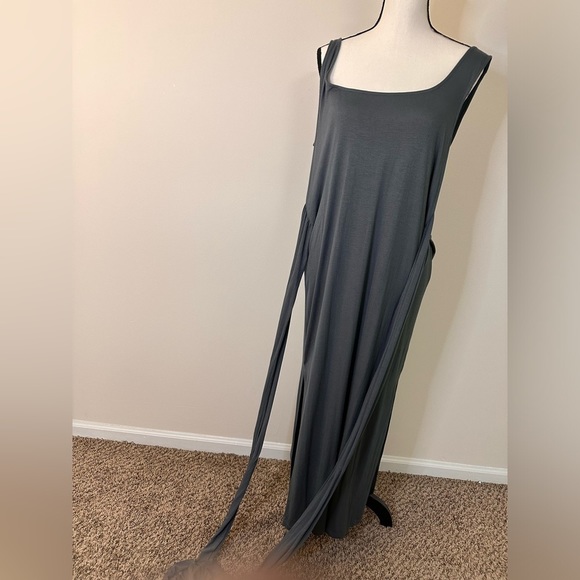 MODERN CITIZEN Green Maxi Dress with Tie Waist Sz XL NWOT - Picture 2 of 7